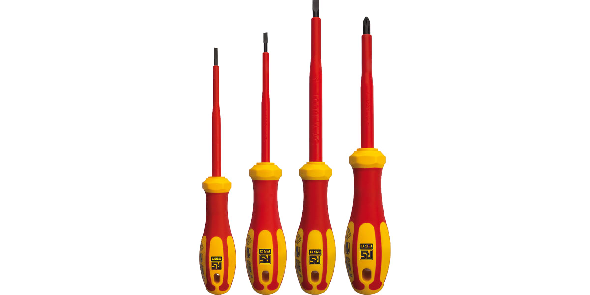 Product image for 4 pc Insulated Screwdrivers Set