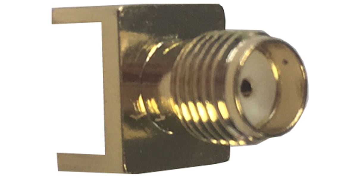 Product image for SMA-F PCB EDGE MOUNT CONNECTOR