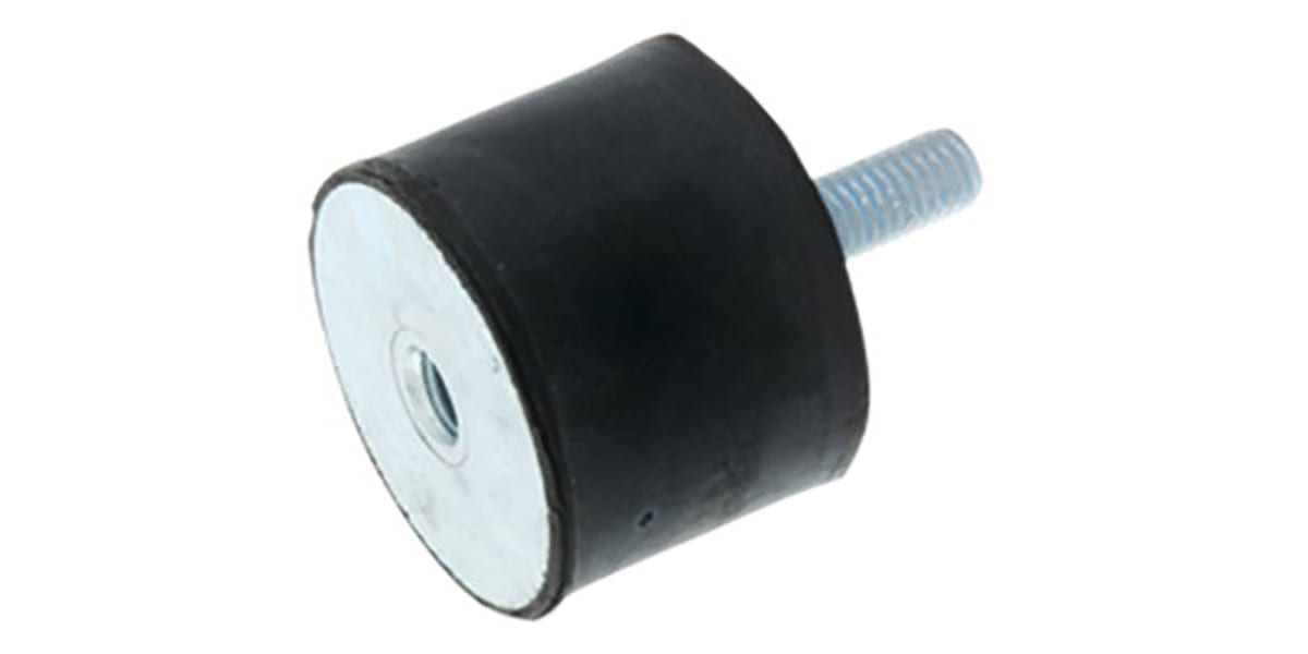 Product image for Stud Mount (M/F) 13x15mm M4x10 60 ShA