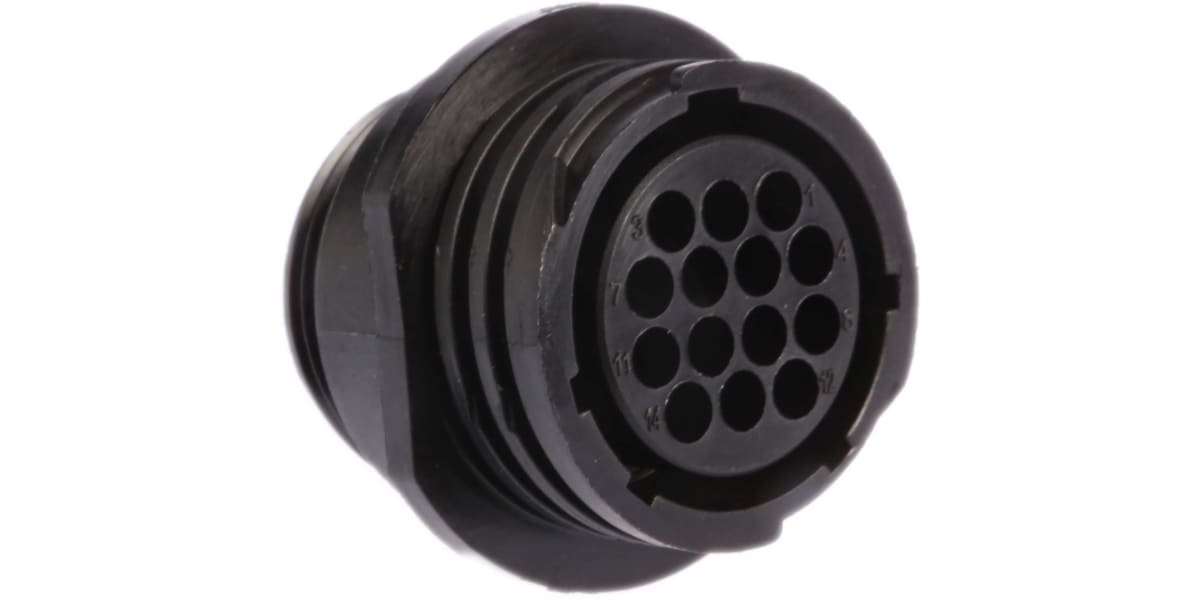 Product image for TE Connectivity Housing, 14 contacts Cable Mount Socket, Crimp