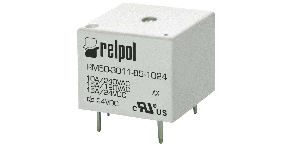 Product image for PCB RELAY 1 C/O 15A/24VDC 12VDC