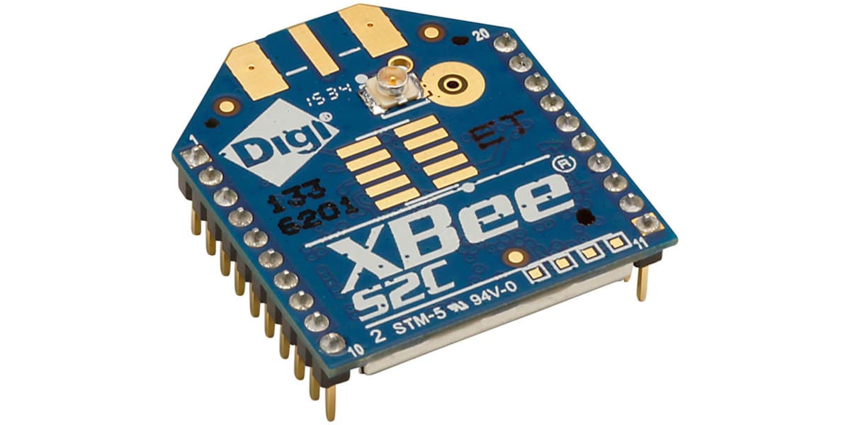 Product image for Digi International ZigBee XB24CAUIT-001 XBee RF Transceiver Module XBee-S2C for Street Light 2.4GHz