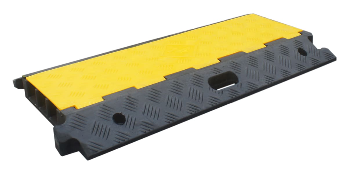 RS PRO 900mm Black/Yellow Cable Cover in PP, 46mm Inside dia. - RS  Components Vietnam