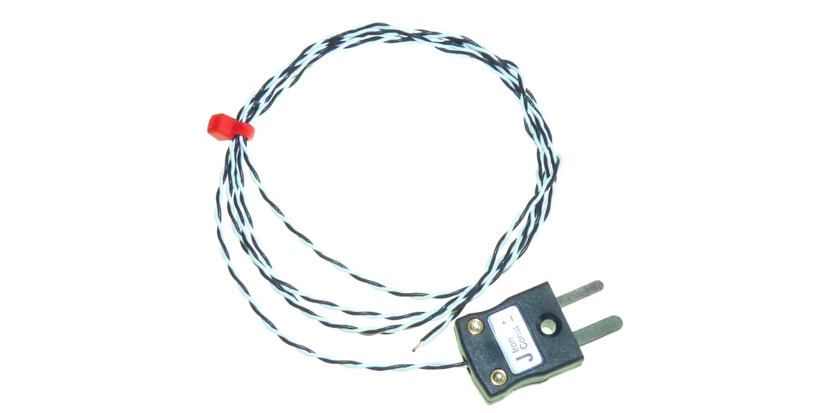 Product image for Type J Exp.Junction Thermocouple PFA 5m