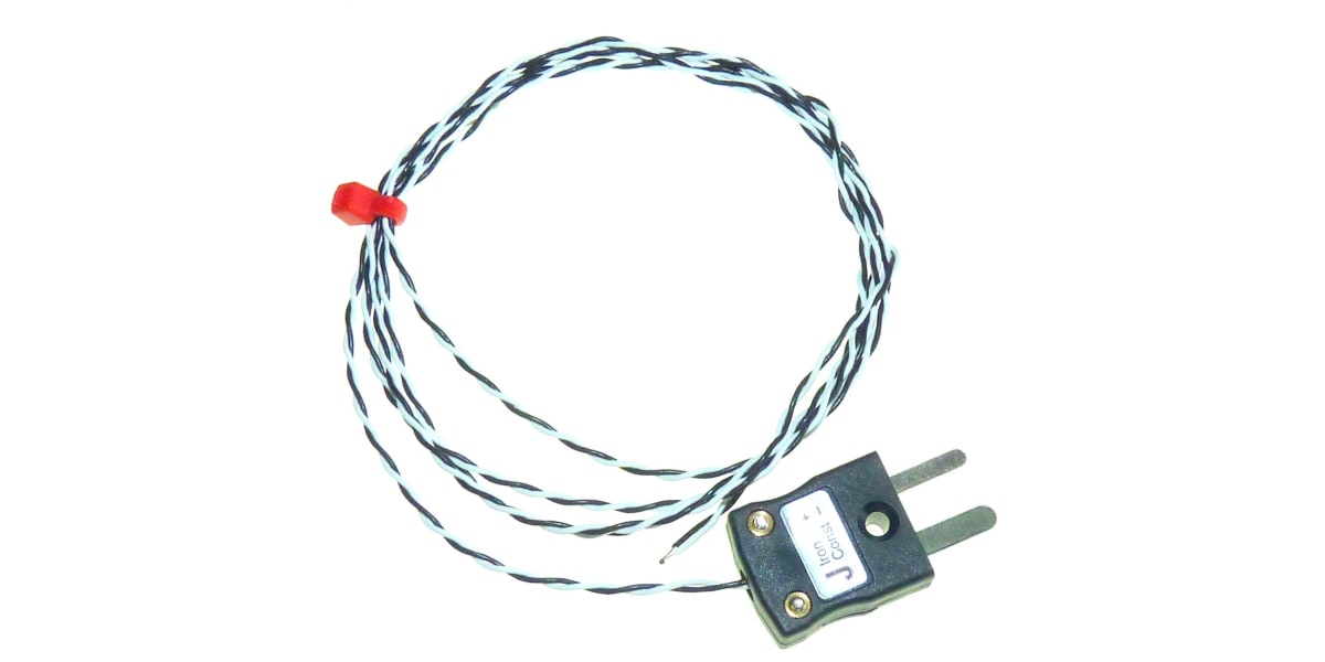 Product image for Type J Exp.Junction Thermocouple PFA 2m