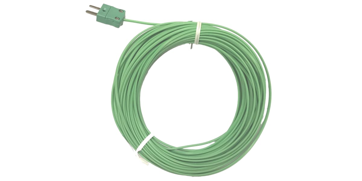 Product image for Type K Exp.Junction Thermocouple PFA 1m