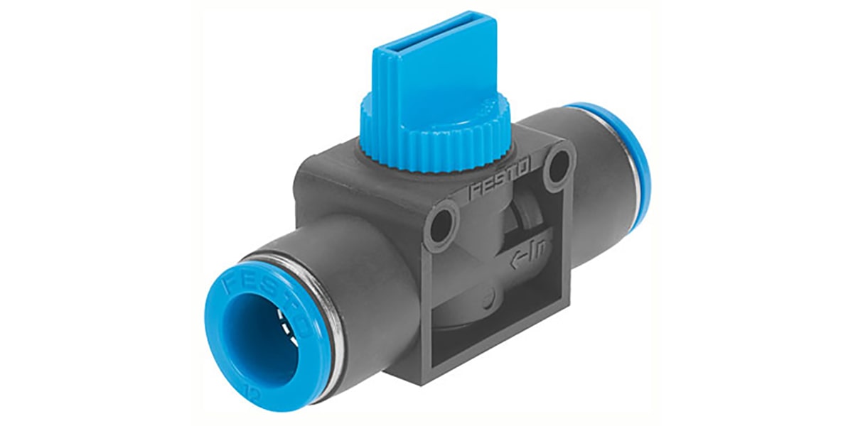 Product image for 2/2 Shut-off Valve 12mm Push-in