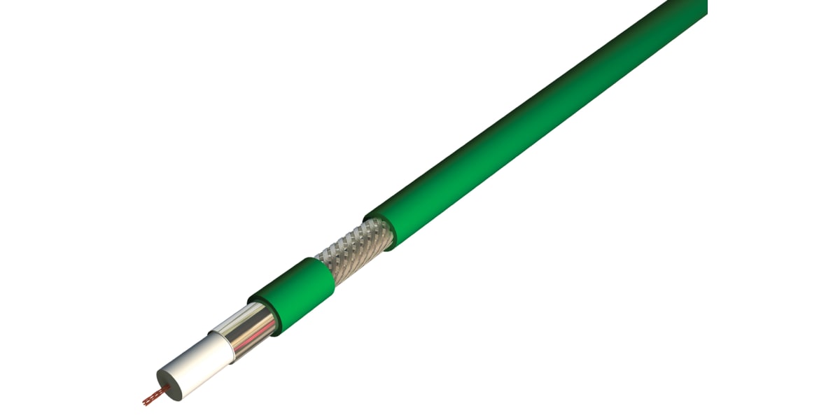 Product image for Coaxial cable XK100 75 Ohms Green