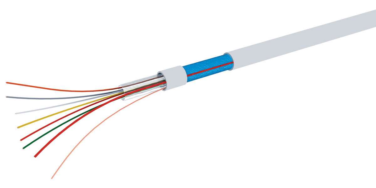 Product image for Rigid Alarm cable 10xAWG24 White