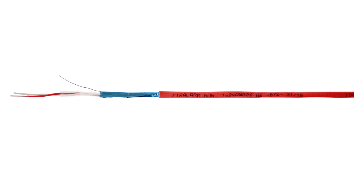 Product image for TELEPHONE CABLE 1 PAIR AWG20 RED