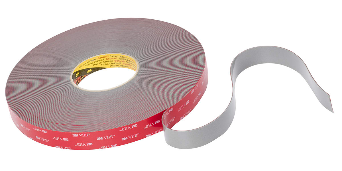 Product image for 3M VHB Tape GPH-110GF, grey, 25mm x 33m