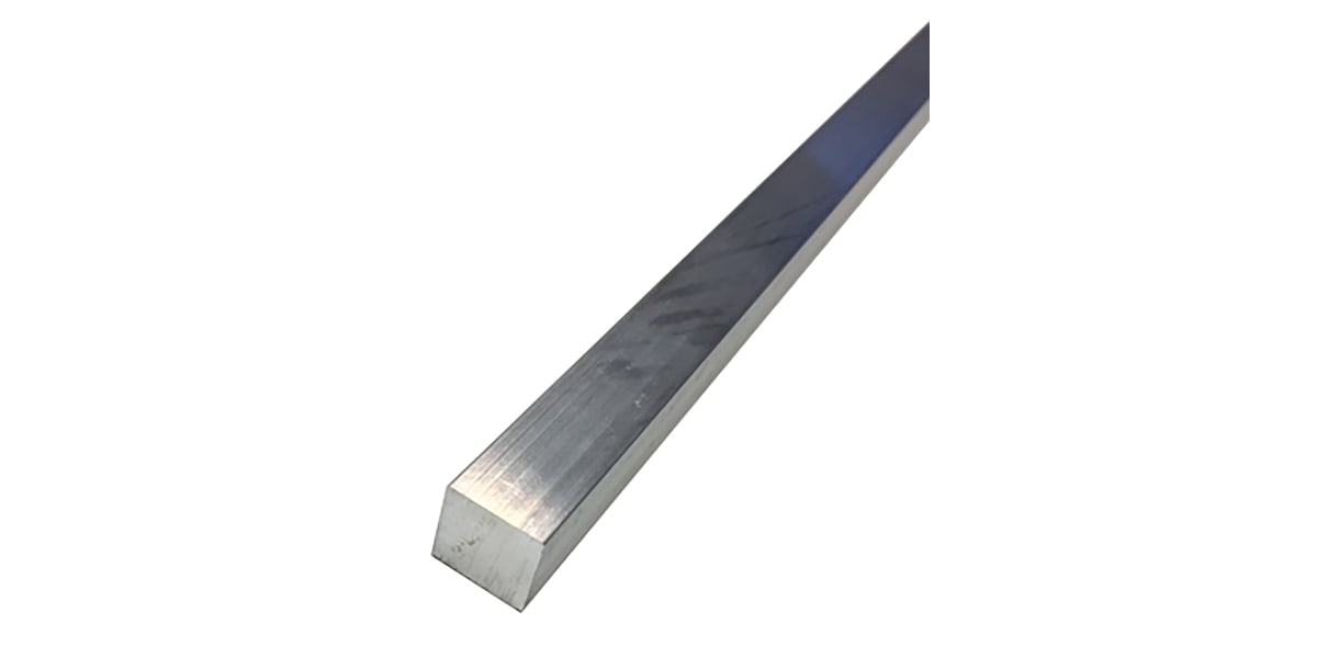 Product image for 6082-T6 Aluminum Square Bar, 40mm x 40mm x 1m