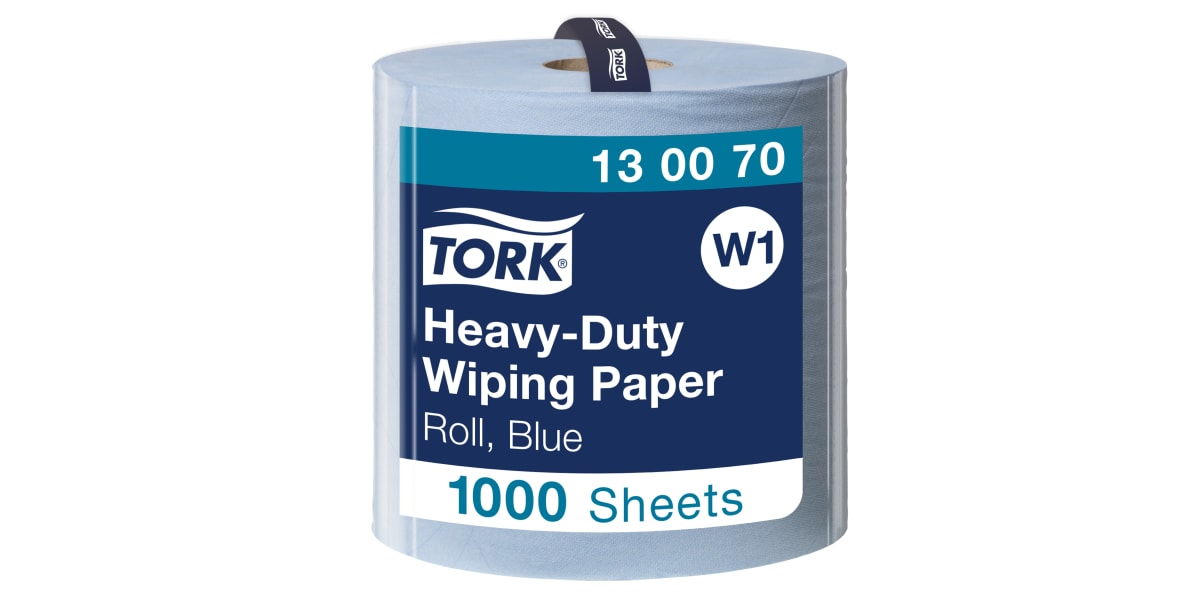 Product image for TORK HEAVY-DUTY WIPING PAPER BLUE 1X340