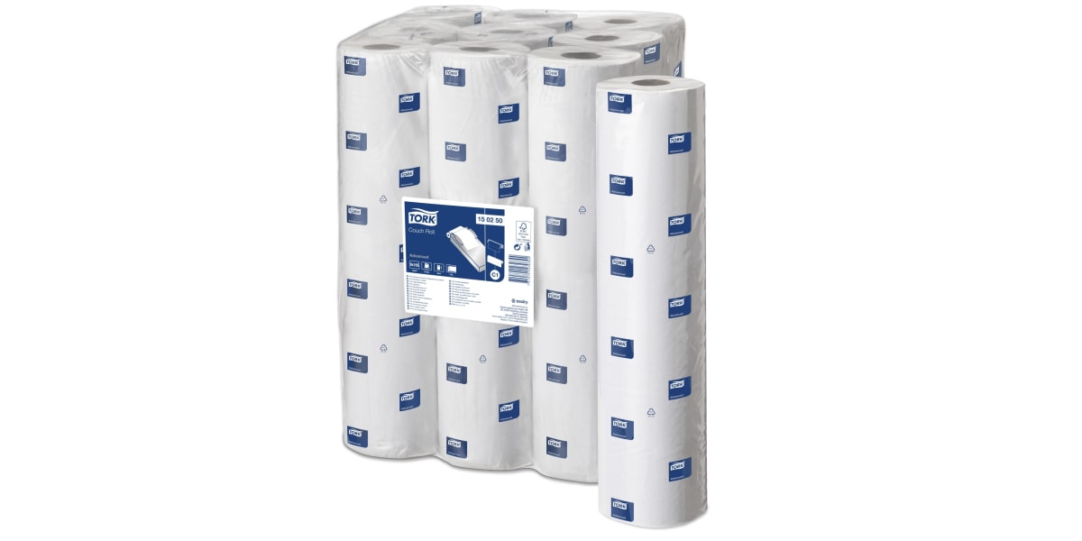 Product image for TORK COUCH ROLL, 2 PLY, WHITE, 9X56M