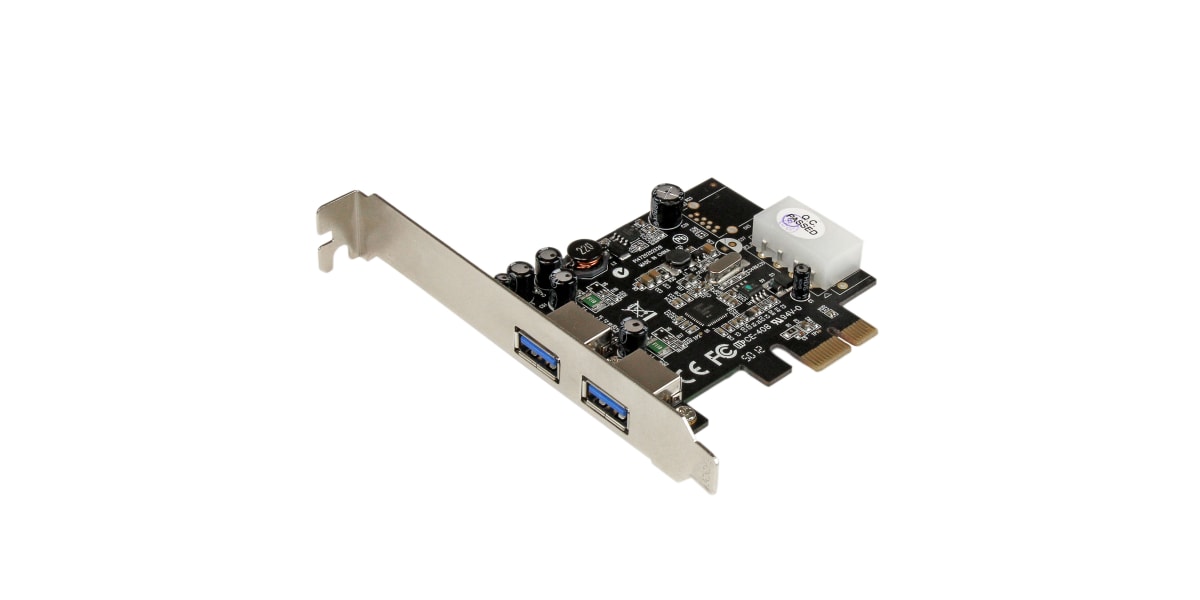 Product image for 2 port PCIe SuperSpeed USB 3.0 Card