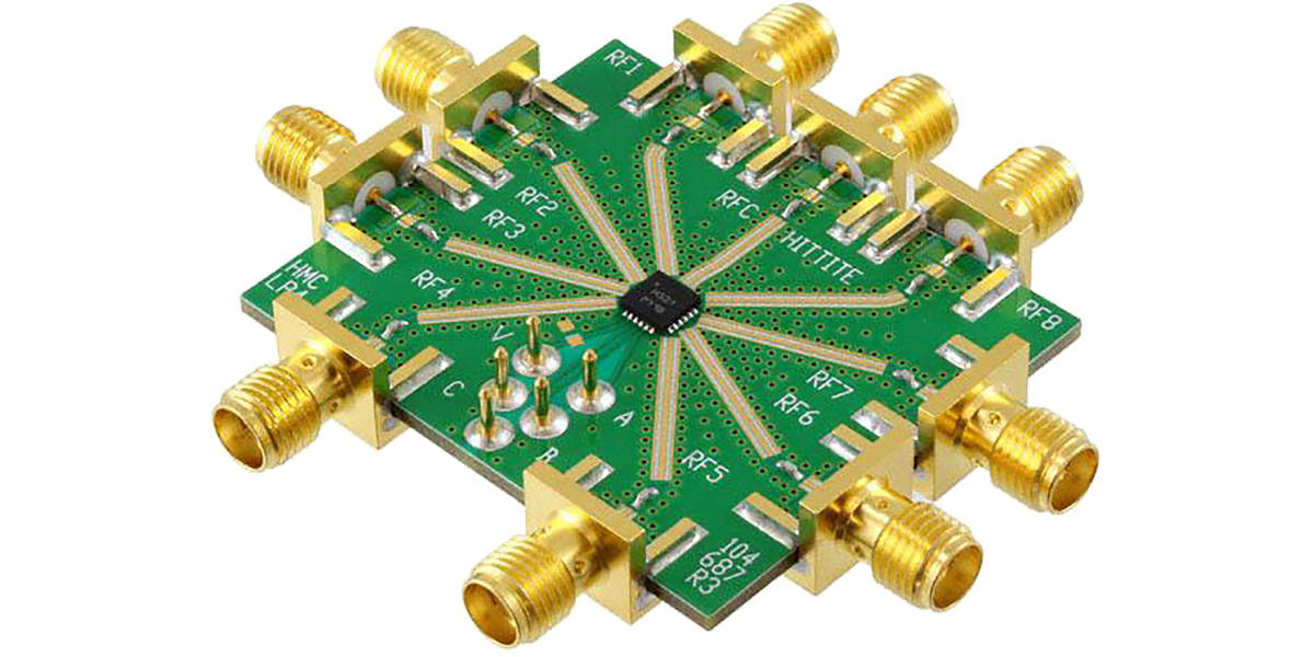 Product image for HMC321A SP8T Control Switch 8GHz Board