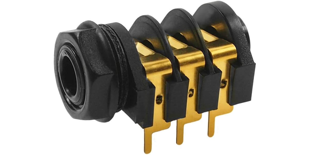 Product image for S2 STEREO 6.35mm JACK/PCA/GOLD x5