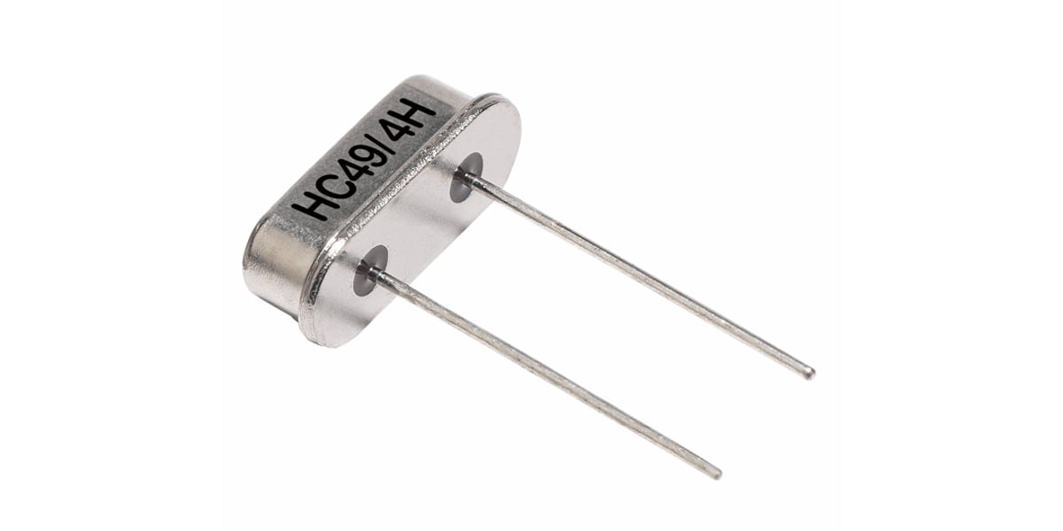 Product image for IQD 8MHz Crystal -30ppm HC49/4H 2-Pin 11.05 X 4.7 X 4.1mm