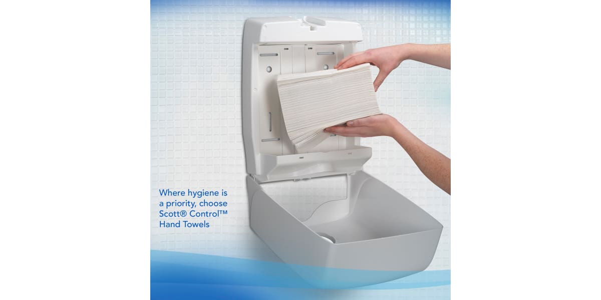 Product image for SCOTT PERFORMANCE HAND TOWELS WHITE 6659