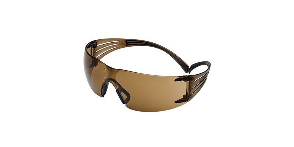 Product image for SAFETY GLASSES BLACK/BROWN ANTI-FOG