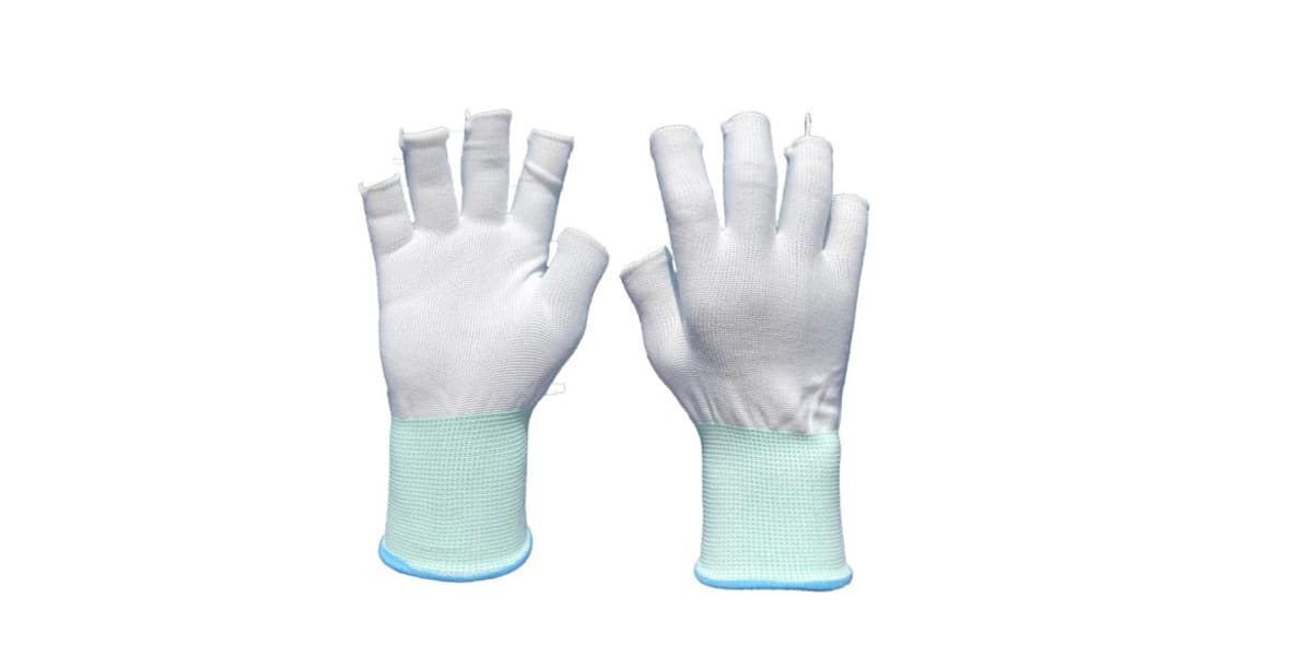 Product image for Half Finger Cotton Gloves M