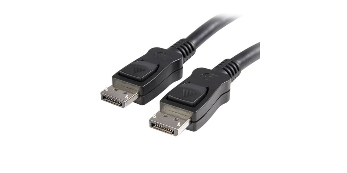 Product image for 3 m DisplayPortÂ® Cable with Latches - M