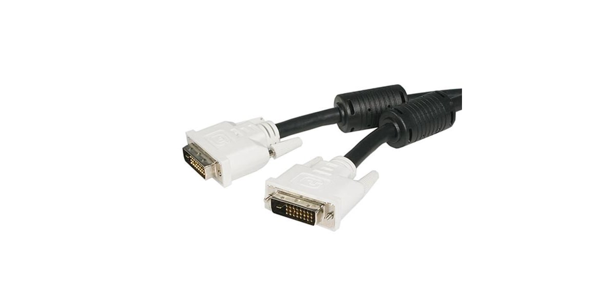 Product image for 2m Male to Male DVI-D Dual Link Monitor