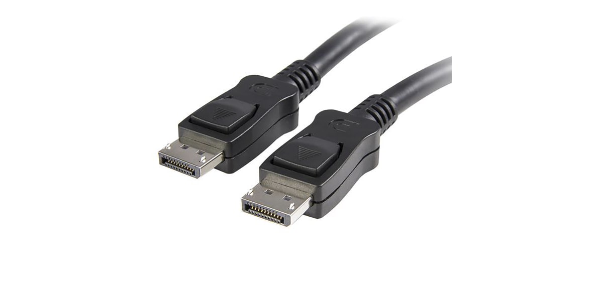 Product image for 10 ft DisplayPort Cable with Latches