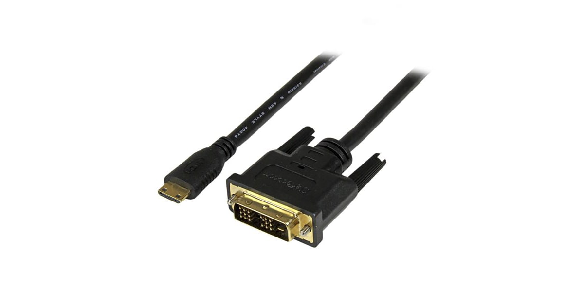 Product image for 1m Mini HDMIÂ® to DVI-D Cable - M/M