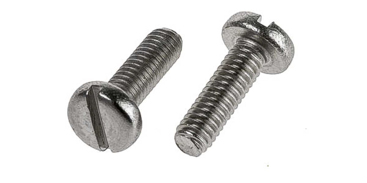 Product image for M2 x8 A2 ST ST Slot Pan Machine Screw