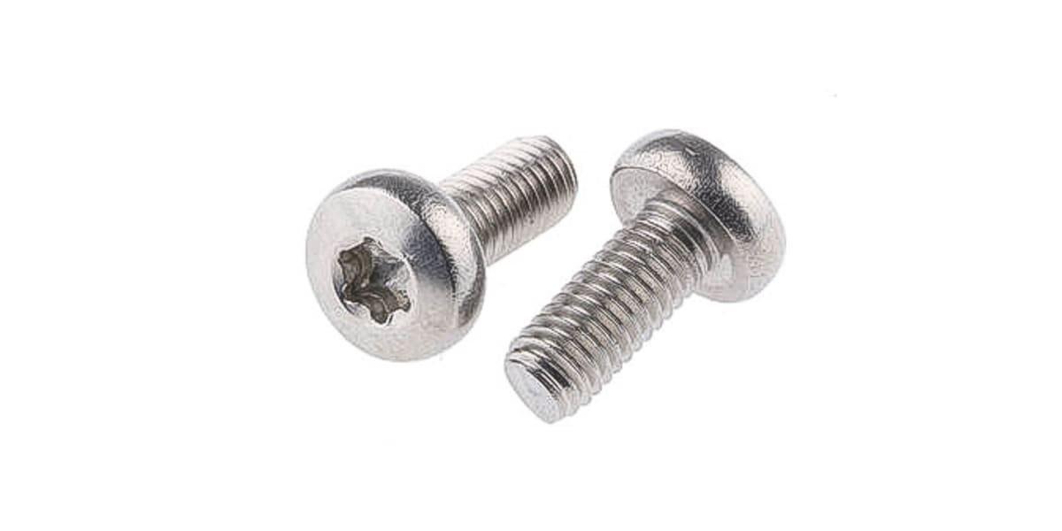 Product image for M2.5X4 A2 ST ST TORX PAN MACHINE SCREW