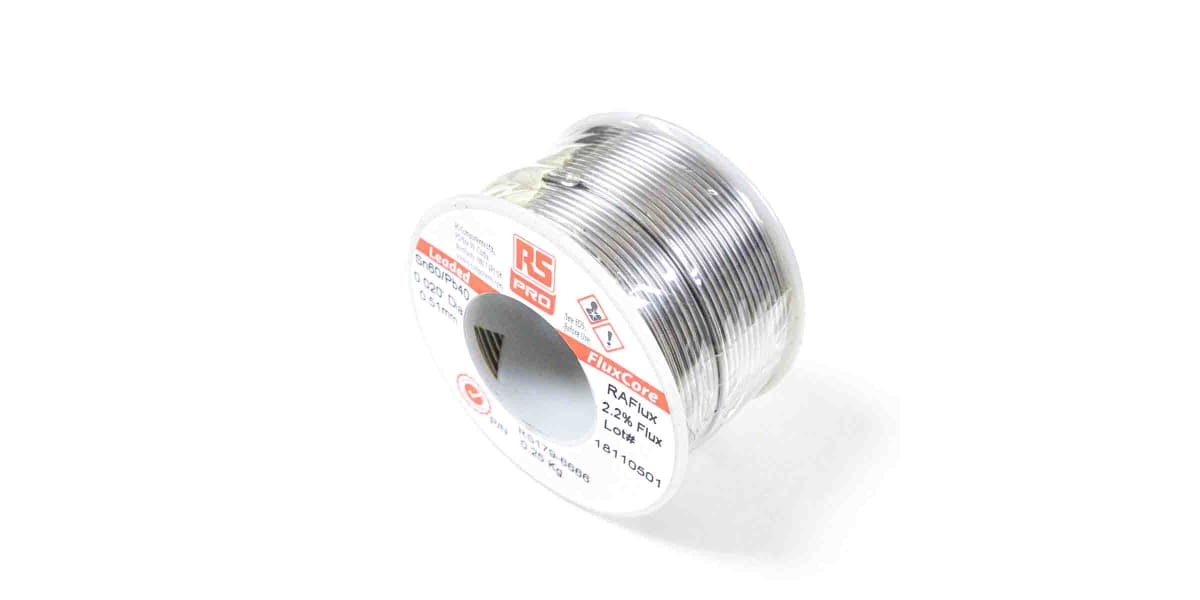 Product image for Leaded Rosin Solder 1.2mm 250g