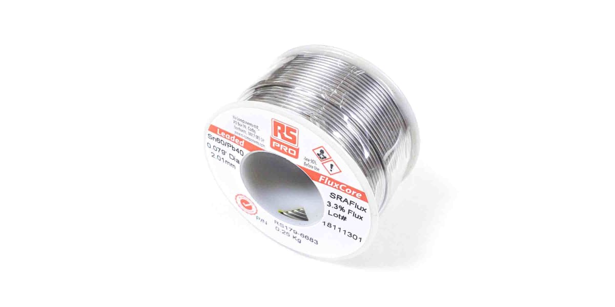 Product image for Leaded Rosin Super Solder 1.0mm 250g