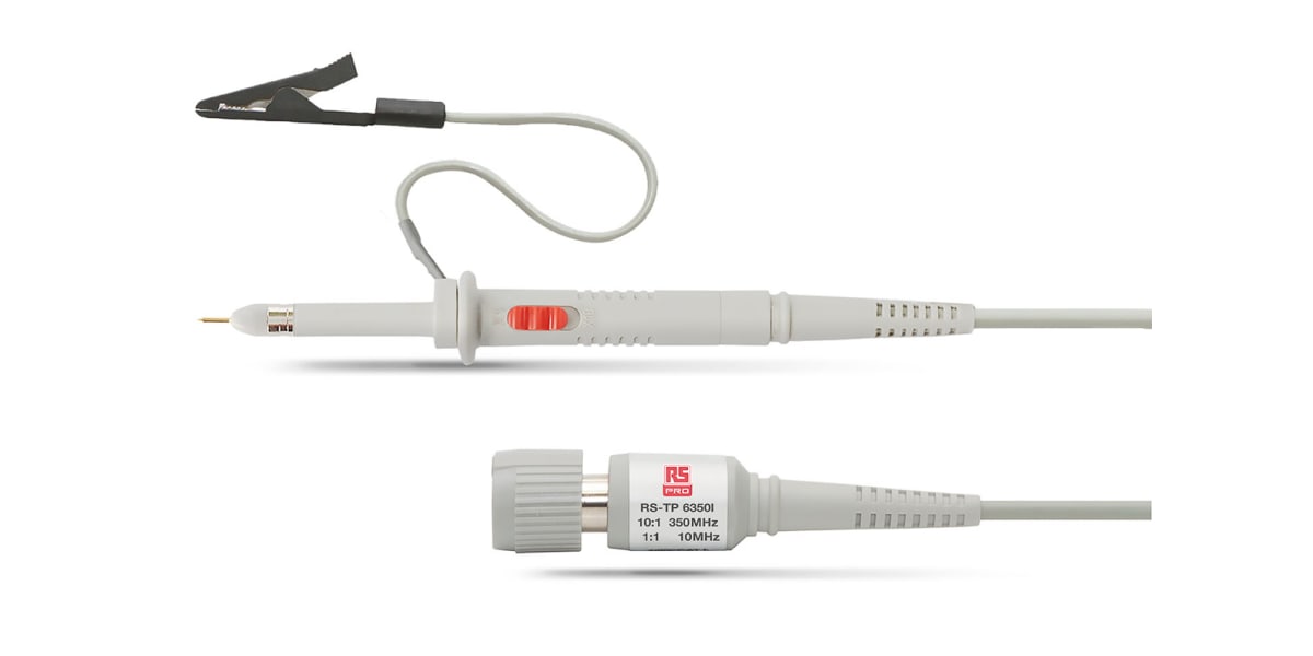 Product image for oscilloscope probe, 5mm diameter, 350MHz