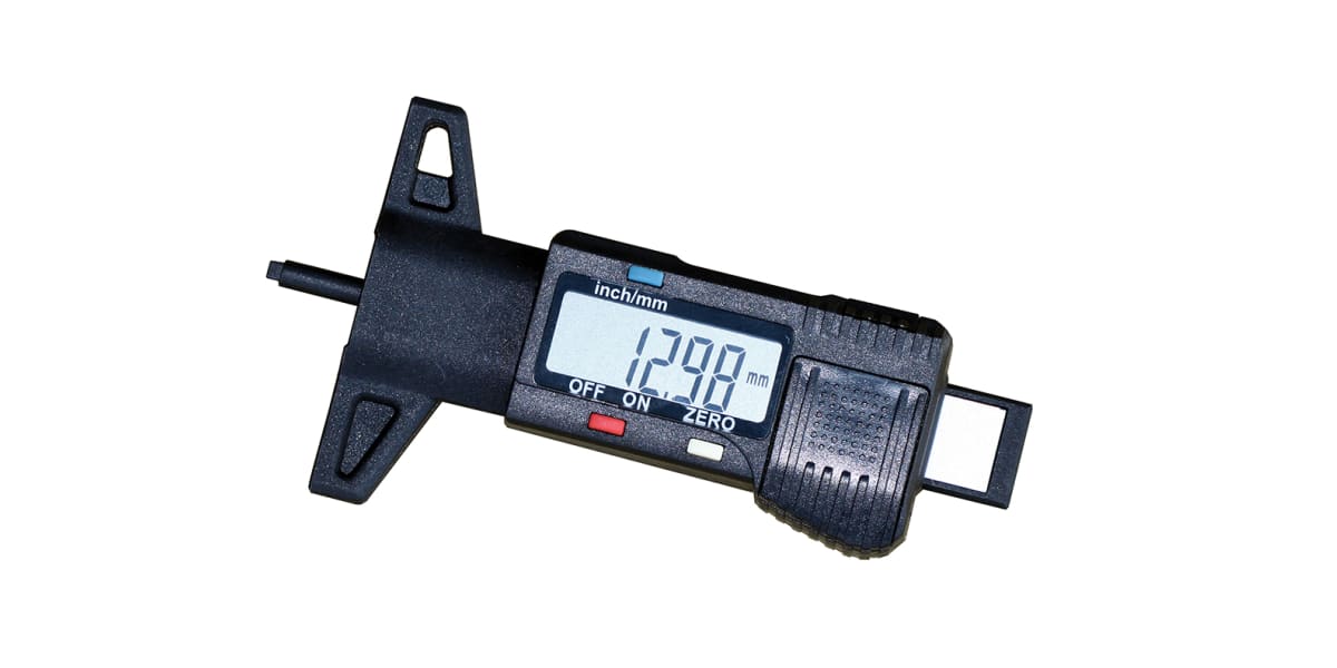 RS PRO, Thread Size 0 → 25 mm Tyre Depth Gauge - RS Components Indonesia
