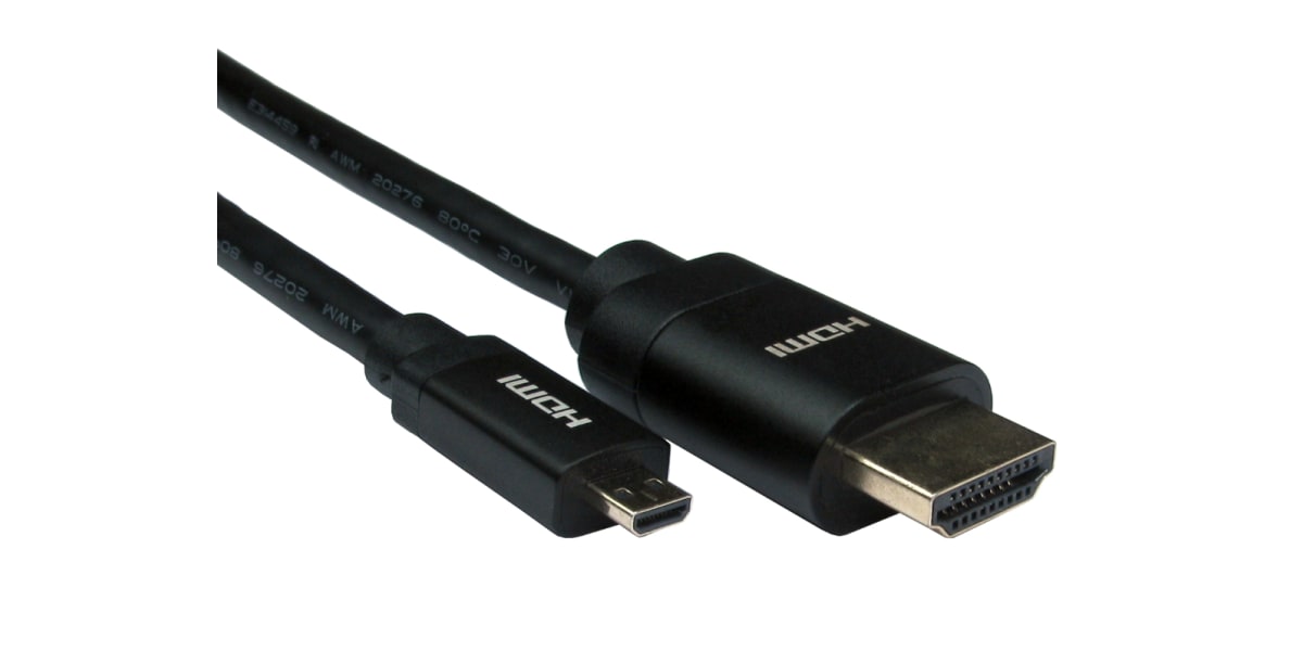 Product image for 1.5mtr HDMI M - Micro HDMI M HS+E Cable