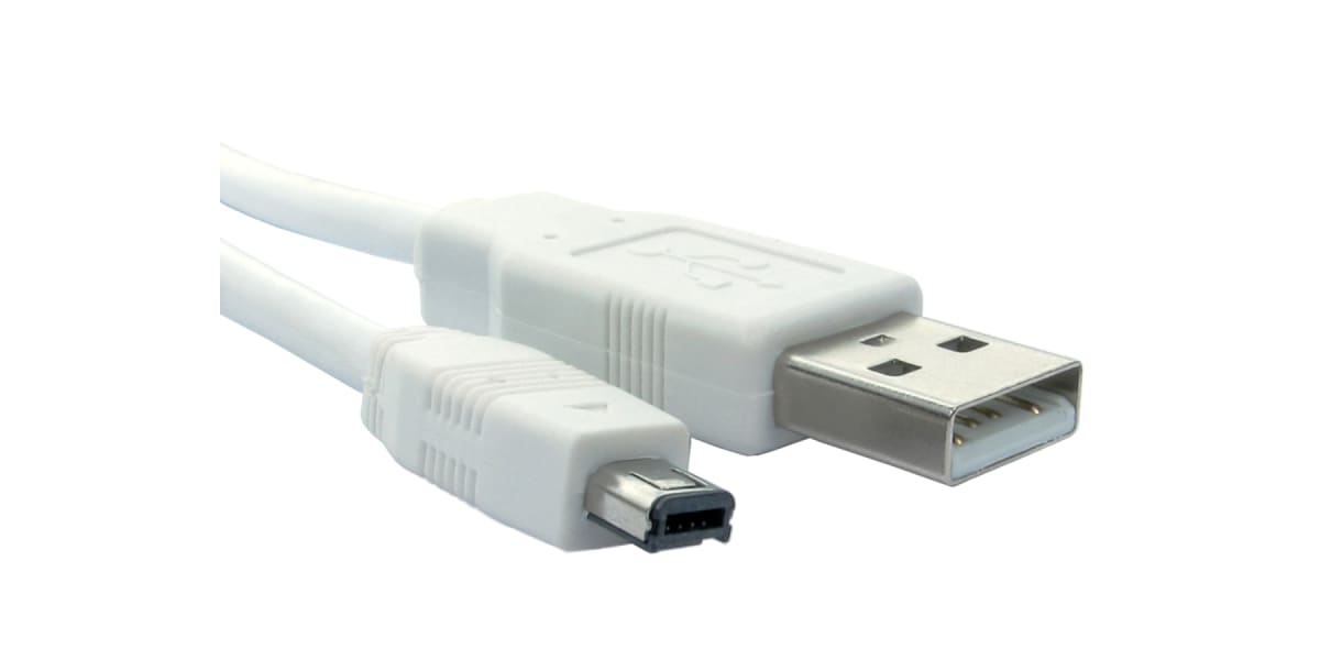Product image for 80CM USB 2.0 A M - MINI B 4 PIN M CABKE