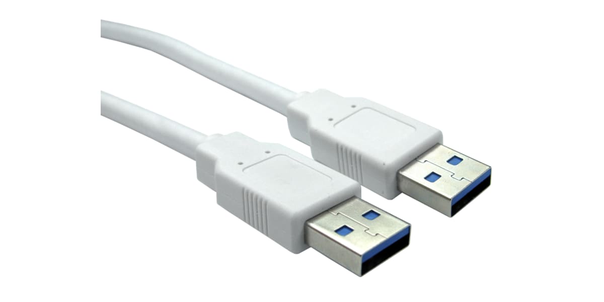 Product image for 80cm USB 3.0 A M - A M Cable - White