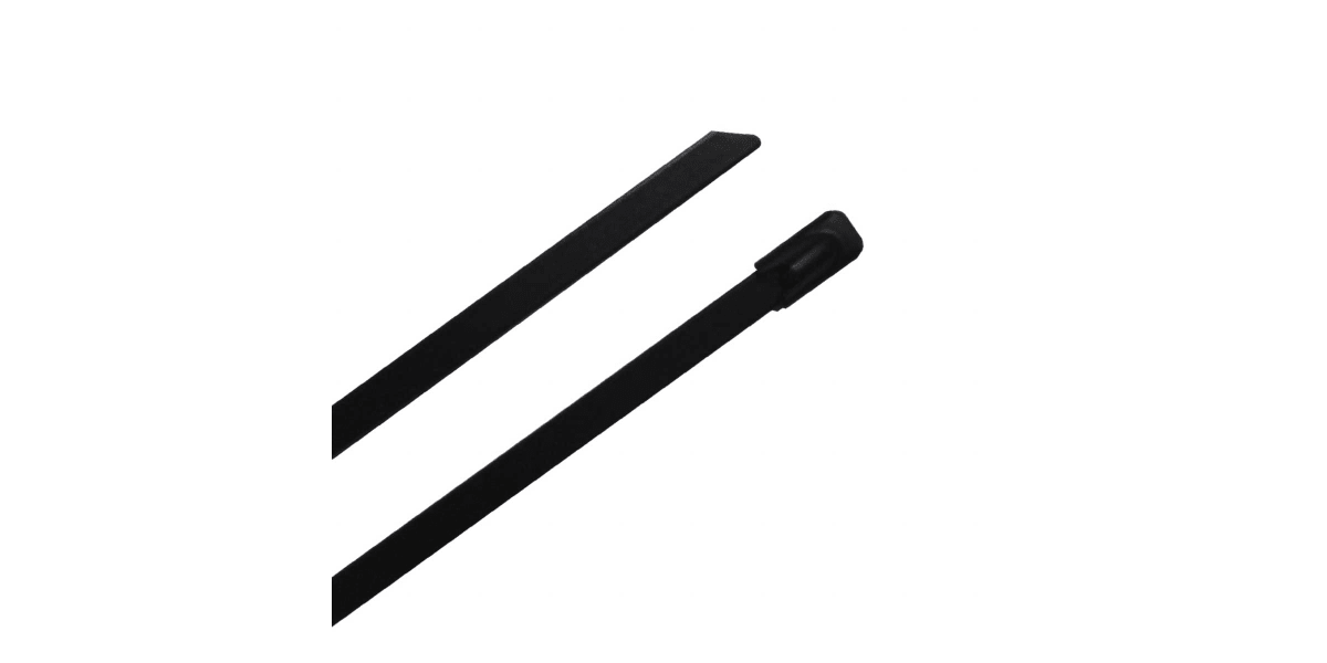 Product image for SS316 Ball Locking tie black coated,  20