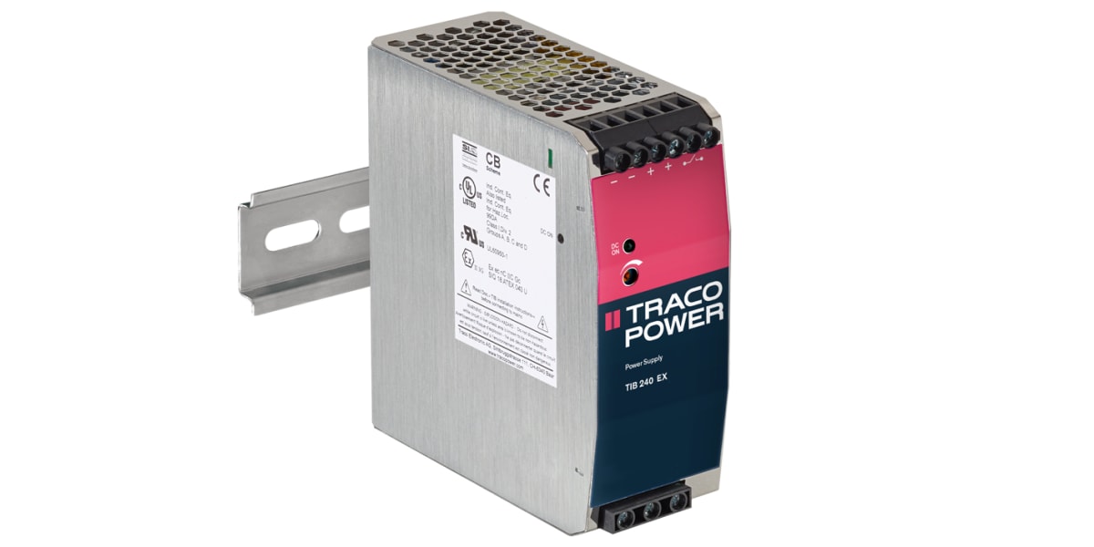 Product image for DIN RAIL POWER SUPPLY 24V 240W ATEX