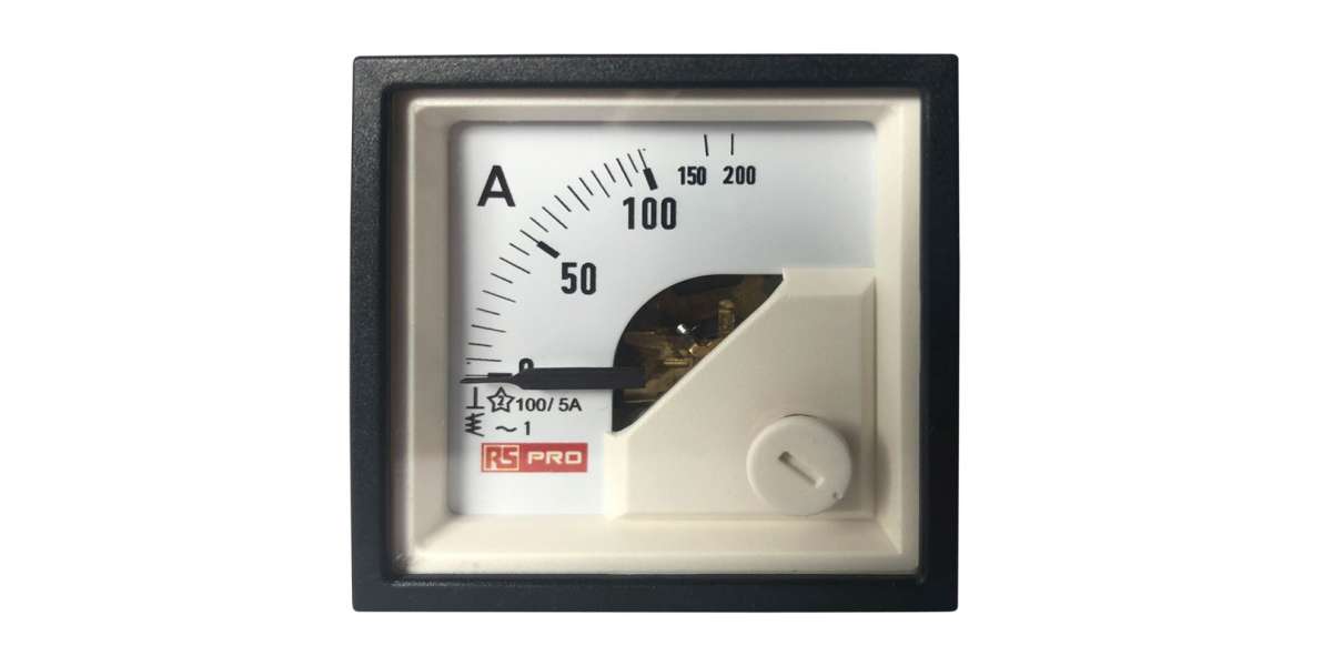 Product image for 48x48mm AC Ammeter Analogue Panel meter