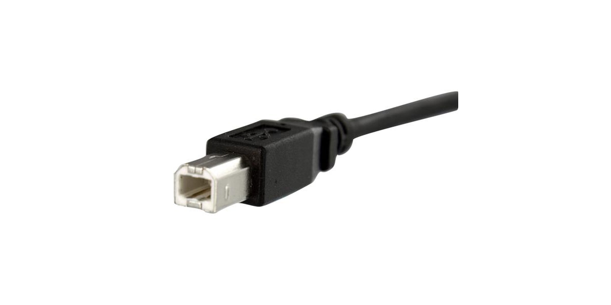 Product image for 1 FT PANEL MOUNT USB CABLE B TO B - F/M
