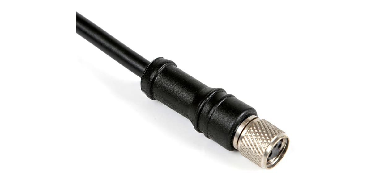 Product image for M08 PRE-WIRED CONNECTOR FEMALE STRAIGHT