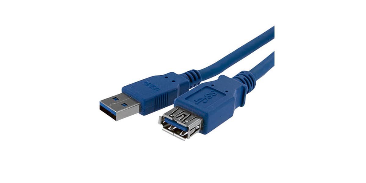 Product image for 1M BLUE SUPERSPEED USB 3.0 EXTENSION CAB