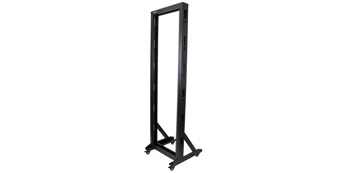 Product image for 2-POST SERVER RACK WITH CASTERS - 42U