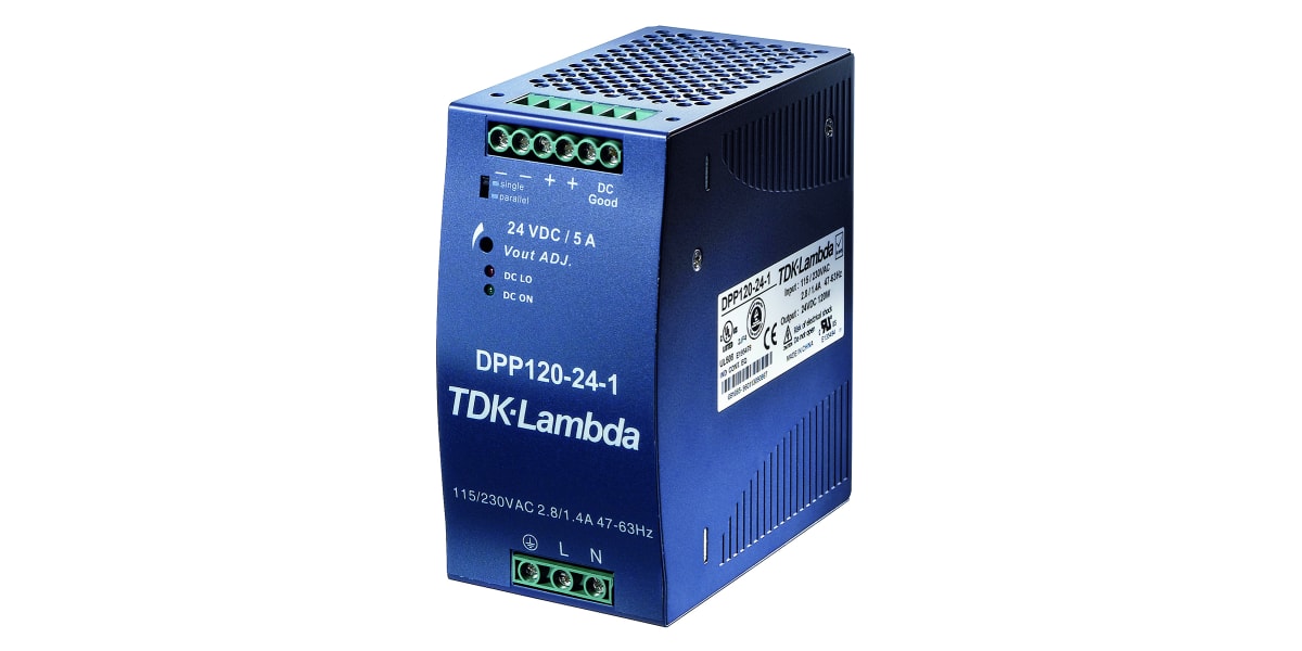 Product image for DIN RAIL POWER SUPPLY 24V 5A 120W