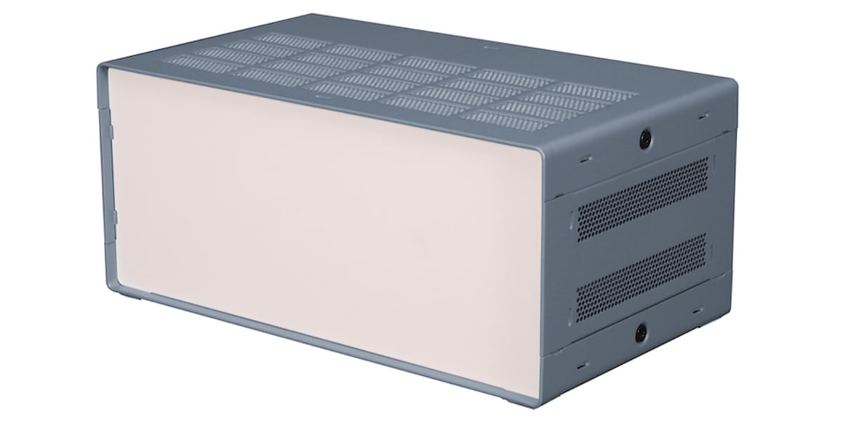 Product image for RS PRO Light Grey Extruded Aluminium Enclosure, IP30, 178 x 305 x 131mm