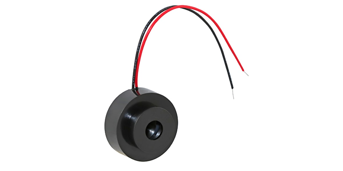 Product image for Piezo buzzer 12Vp-p 110dB 30mm dia.