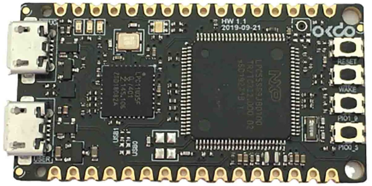 Product image for Okdo, E1 Evaluation Board, LPC5500 - OKLPC5569R0-EVB