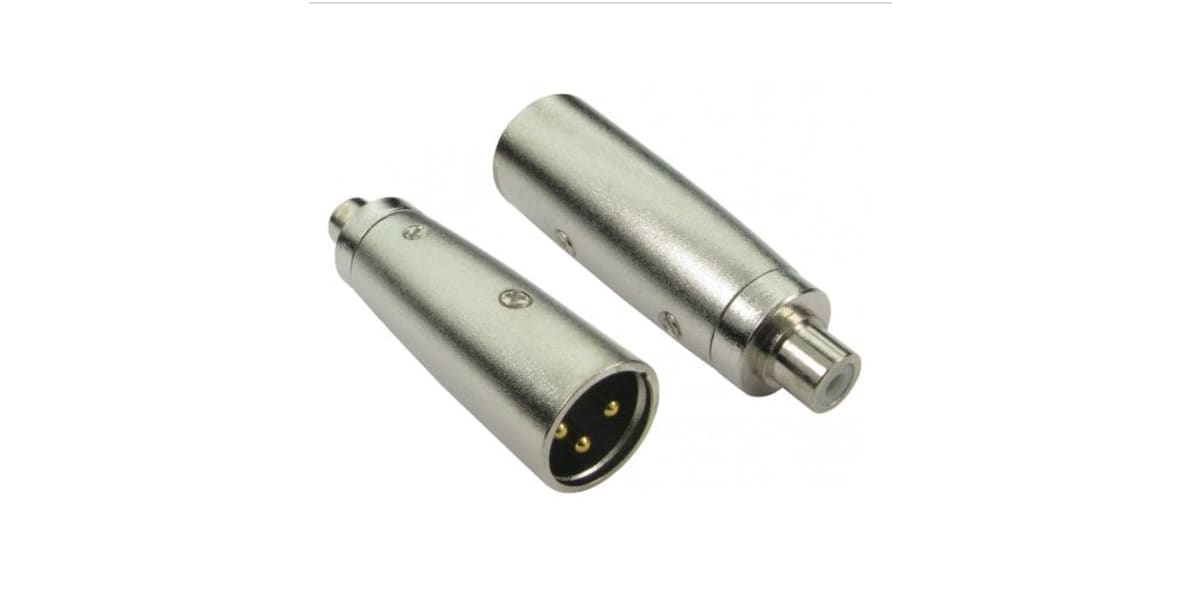 Product image for RS PRO AV Adapter, Female RCA to Male XLR